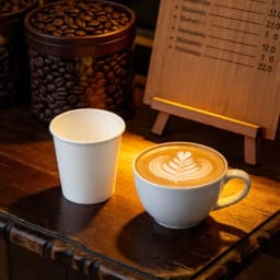 50/100PCS White Paper Cups Juice Milk Coffee Disposable Hot Cold Drinking Paper Cups Weddings Birthdays Picnics Packing