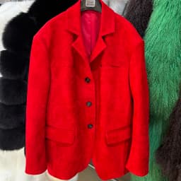 YOLOAgain Women's Oversized Suede Leather Blazer Single Breasted Real Leather Jacket Female 2025 Spring