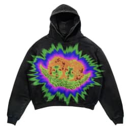 Retro hooded sweatshirt skull print flame Y2K retro hooded pullover jacket street style goth casual fashion men's Harajuku top