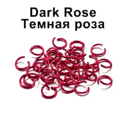300pcs/lot 6 8 10 mm Metal Colorful Single Loops Open Jump Rings Split Rings Connectors For DIY Jewelry Making Findings Supplies