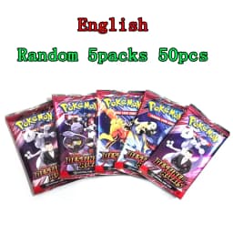 Pokem Card 360Pcs Prismatic Evolutions PHANTASMAL FLAMES Scarlet Violet 151 Black Bolt English Booster Battle Transaction Card