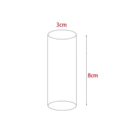 Acrylic Transparent Cylindrical Ring Jewelry Display Stand Doll Mold Storage Stand Earring Stand Makeup Photography Stand