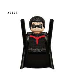 Blind Box Mini Building Blocks TV6208 Figures Big Goblin Spiderman Iron Man Venom Captain Hawk Deadpool Armor Christmas Gift Toy