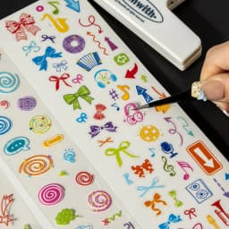 Journal GO 4x200cm Colorful Diary Tape Stickers Basic Elements Scrapbook Journaling Greeting Gift Card Decoration Cute Tape