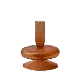 Floriddle Taper Candle Holders Glass Candlesticks for Home Wedding Table Decoration Glass Vase Table Bookshelf Candles Stand