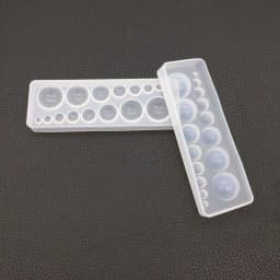 Transparent Silicone Round Sphere Mould Resin Casting Mould DIY Resin Decorative Craft Jewelry Making Mold Resin Molds