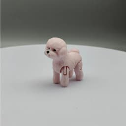 3D Printed Poodle Statue, Plastic Dog Decoration for Events, Holiday Home Kitchen Decoration, Christmas and Halloween