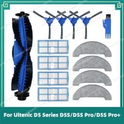 Fit For Ultenic D5 Series D5S / D5S Pro / D5S Pro+ / Lenovo E1 Vacuum Parts Main Side Brush Hepa Filter Mop Rag Accessories Kits