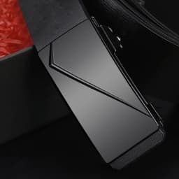 DINISITON Men PU Leather High Quality Automatic Buckle Belt Black Metal Luxury Leather Fashion Business Belt