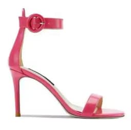 Small Size 33 Blue Red Black Khaki Nude White Solid Color One Line Buckle Sandals Woman 6 cm Stiletto Heels Party Dress Shoes