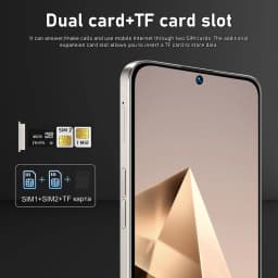 K-Touch Smartphone S26 Ultra 7.3 Inch Android 15 Mobile Phones Original Cell phone 16+48MP Camera 7800mAh 5G Dual SIM Face Unlocked Cellphones