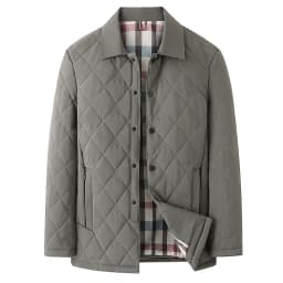 Top Grade Men Parka Jacket Windbreaker Coats Diamond Quilted Bubble Coat Middle-aged Winter Warmth Turn-Down Collar Coat