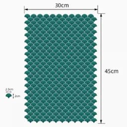30*30cm Dollhouse Miniature White PVC Tile Stickers Bricks Wallpaper Model DIY Furniture Decor Accessories Childrens Gifts
