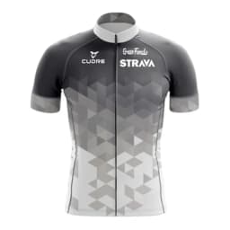 2024 Jersey Set Strava Summer Short Sleeve Breathable Men's Mountain Bike Jersey Set Sweat-Wicking Quick-Drying Jersey