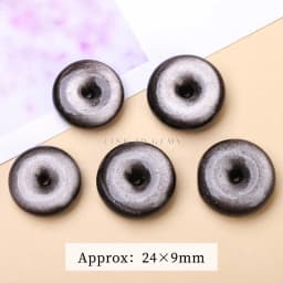 1 Pc Natural Stone Gold Silver Obsidian Carved Bead Cat Paw Pixiu Animals Cute Bead With Hole For Jewelry Making Diy Necklace