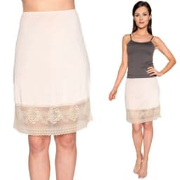 2024 Women's Waist Intimate Half Slip Lady Under skirt Petticoat Half Slips skirt