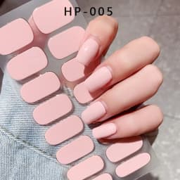 Semi Cured Wraps Fast Gel Nail Sticker Soild Nail Gel Wraps Adhesive Full Cover Gel Nail Decal UV Lamp Cured Manicure Decoration