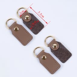 Hand Sewn Genuine Leather DIY Square Head Bag Pieces Replacement Strap Connectors Bag Buckle Accessories