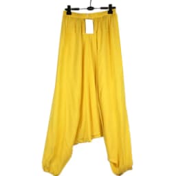Women Summer Harem Pants Casual Cotton Solid Elastic Waist Wide Leg Pants Bottoms Loose Long Trousers 13 Colors