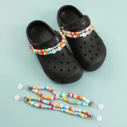 single sales candy lace Shoe Decoration Buckle Charms string Accessories muti-color DIY Combination for sandals girls woman