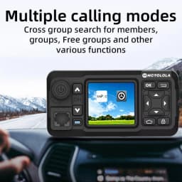 MOTOLOLA (Equipped with a Lifetime Free SIM Card) Global 4G LTE POC Wireless Internet Car Walkie Talkie Global Coverage of 5000