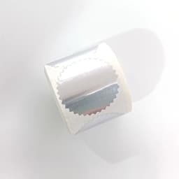 2 Inch Color Blank Gear Embosser Sticker Golden Glossy Embossing Stamp Sticker Seal Package for Gift Scrapbook Sealing Sticker