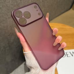 Luxury Ultra Thin 0.3MM PP Case for iPhone 18 17 Air 16 15 14 Plus 13 12 11 Pro Max Hard Clear Translucent Lens Protection Cover
