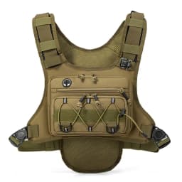 Outdoor Tactical Camouflage Battle Chest Bag Multi-Functional Water Bag Phone Integrated Vest Bag for Men And Women