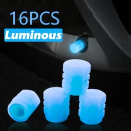 Luminous Valve Caps Fluorescent Red Night Glowing Car Motorcycle Bicycle Wheel Styling Tyre Hub Universal Cap Decor 20Pcs