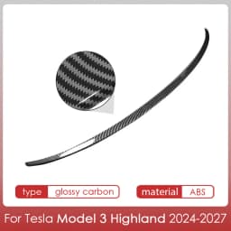 Spoiler for Tesla Model Y Juniper Accessories Spoilers Wings for Tesla Model 3 Highland Accessories 3/Y 2017-2027 ABS Material