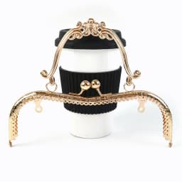 1Pc Metal Embossed Bag Handle Women's Handbag Frame Purse Kiss Clasp Lock Wallet Closure Bracket DIY Handmade Bags Accessories