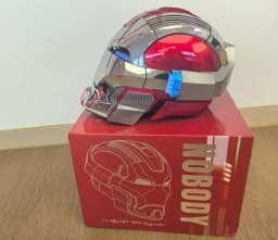 New War Machine Iron Man Helmet Mk5 Mk50 M17 Helmet Mask 1:1 Openable Voice Control Adult Cosplay Collection Ornament Gift
