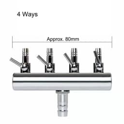 1 2 3 4 5 Way Aquarium Air Splitter Valve Fish Tank Air Pump Flow Splitter Distributor Pump Valve Tap Lever Control Switch Valve