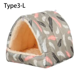 Cute Small Animal Sleeping Bed Hamster House Mini Pet Rabbit Squirrel Winter Warm Nest Comfortable Guinea Pig Nest
