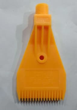Wideth Plastic Air Knife Air Blowing Drying Flat Fan Nozzle Male Thread Wash Jet Nozzle Plastic Blowing Nozzle