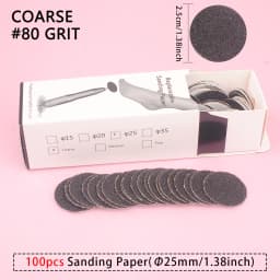 Professional Replaceable Sanding Paper 25mm Pedicure Disc Foot Dead Skin Cuticle Callus Removal Foot Rasp Files Sandpaper Tools