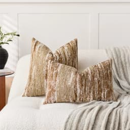 Jacquard Cushion Covers Chenille Striped Pillow Case Couch Home Textured Bed Pillowcases Accent Pillows Couch Home Decorative