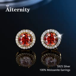 100% Moissanite S925 Sterling Silver Stud Earrings For Women And Men With 2 Certificates Pass Diamond Tester Pen Fine Jewelry