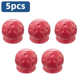 1/2/5PCS 4 Colors Trailer Hitch Ball Cover Universal Waterproof Dustproof Anti-Rust Tow Ball Cap Durable Car RV Trailer Parts