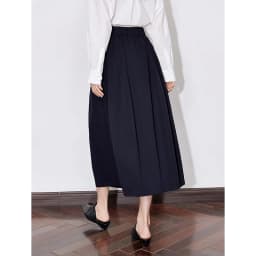 TOYOUTH Women Skirt 2025 Spring New Solid Color Pure Cotton Mid Waist Versatile Ankle Length A Line Umbrella Skirt Black
