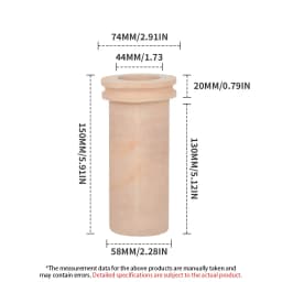 Ceramic Crucible 1KG 2KG 3KG High Temperature Melting Pot for Copper Aluminum Brass Bronze Electric Melting Furnace Casting