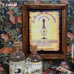 6Points DollHouse Miniature Magic Potions Retro Magic House Bryce Model BJD Potion Bottle Ob Scene Accessory Hourglass Gem Model