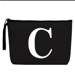 Cosmetic Bag Letter Pattern MakeUp Bag Toiletries Organizer Wash Storage Pouch Wedding Party Bride Gifts Makeup case Organizer