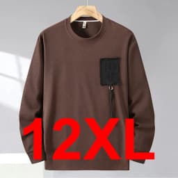 10XL 12XL Plus Size Sweatshirts Men Spring Autumn Sweatshirt Male Fashion Casual Pocket Patchwork Pullover Big Size 10XL