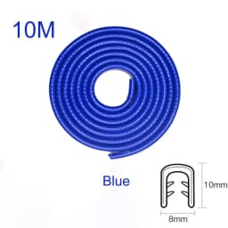 Car Door Edge Scratch Protector with Steel Disc Bumper Trim Edge Scratch Protector Strip Sealing Guard Styling Protector Decor