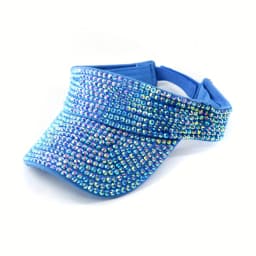 New Women's Shiny Rhinestone Sun Hat Adjustable Acrylic Baseball Cap suitable for outdoor activities holiday parties casual wear