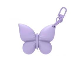 Silicone Butterfly Shaped Lip Balm Holder Keychain Cute Design Multiple Colors Perfect For Handbag Backpack Daily Travel Use