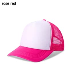 1PC Fashion Unisex Plain Baseball Cap Adjustable Trucker Flat Visor Cap Snapback Mesh Curved Men Women Casual Sun Summer Hat