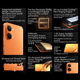 CN version Xiaomi Redmi Turbo 5 Max Smartphone 9500s 9000mAh 100W Charge 50MP IP69K 6.83" 1.5K 3500nits Screen Dimensity