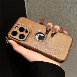 Luxury Leather Case for Apple iPhone 17 18 Pro Max 16e 15 14 13 12 11 16 Plus 18Pro Original Logo Silicone Lens Protect Cover